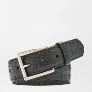 Men’s Peter Millar Matte Crocodile Belt